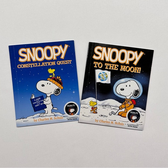 Peanuts Snoopy Space Adventures Book Bundle - Picture 1 of 5